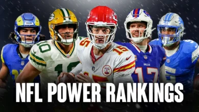 NFL power rankings