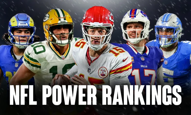 NFL power rankings