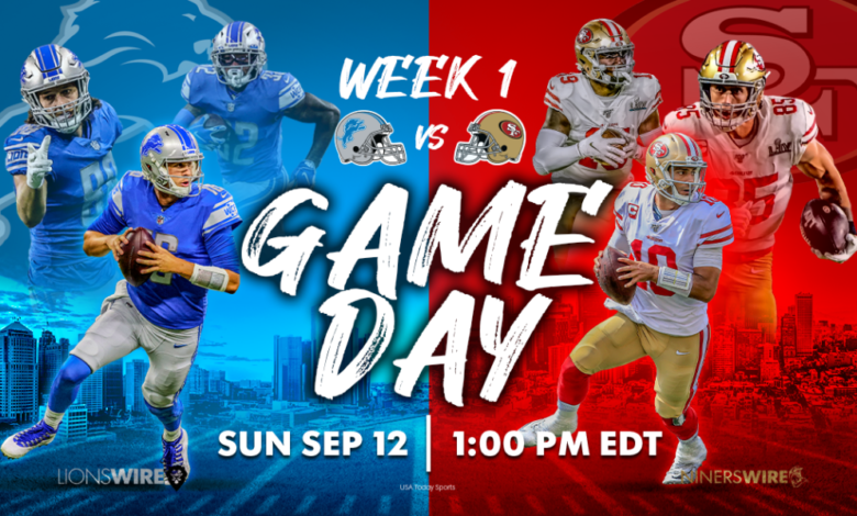 Lions vs 49ers